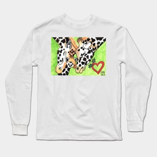 2013 Holiday ATC 19 - Holiday Giraffes Long Sleeve T-Shirt